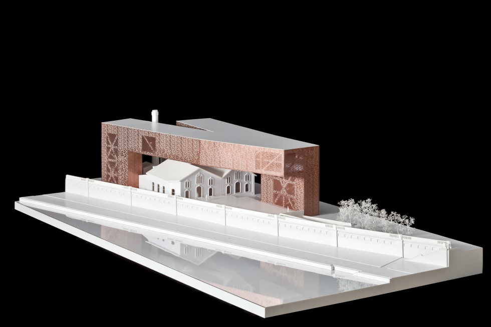 Makieta nowej siedziby Cricoteki i Muzeum Tadeusza Kantora w Krakowie